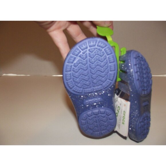 NWOT&B Child's Isabella Jelly Crocs Brand Sandal          (27) - Picture 3 of 4